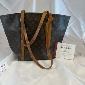 Louis Vuitton Brown Monogram Tote